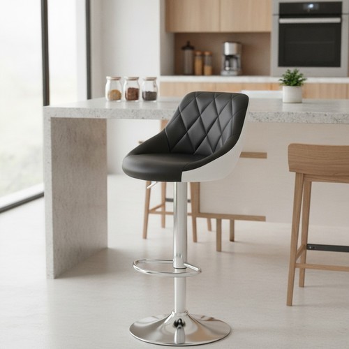 Ink black modern swivel - modern,