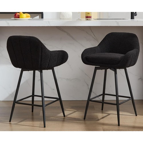 Pcs rotating bar stool with - 2-pcs,