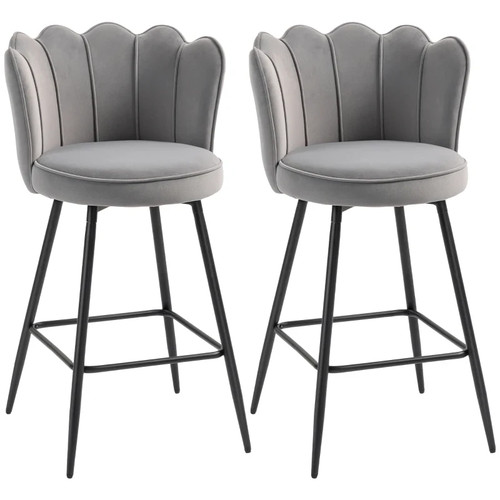 Set barstools with petal - 2,