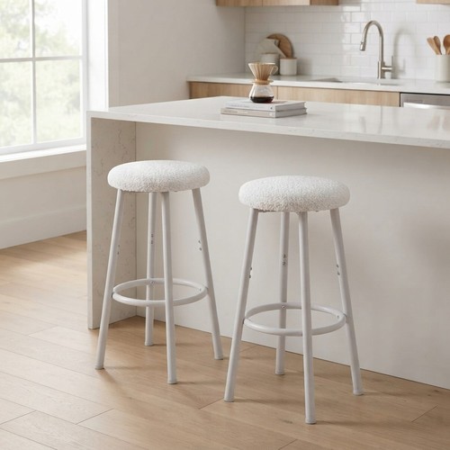 Set white modern fabric - set,
