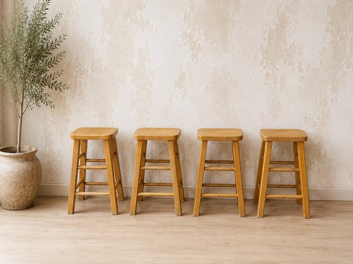 Set solid wooden - set, 4