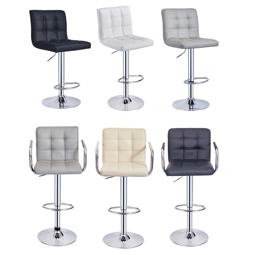 2pcs faux leather bar - bar, stools
